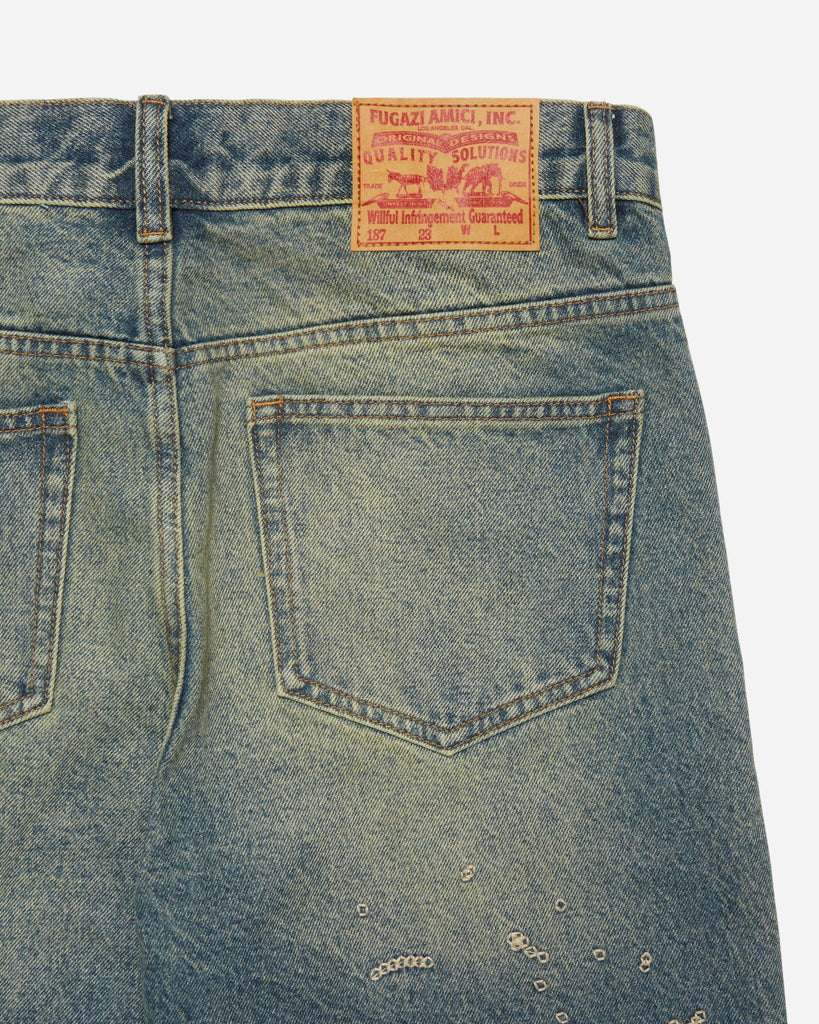 Chain Splatter Jeans Mud Washed – FUGAZI®