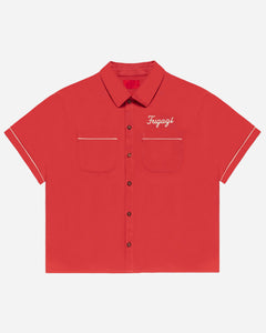 Willful Infringement Bowling Shirt Red